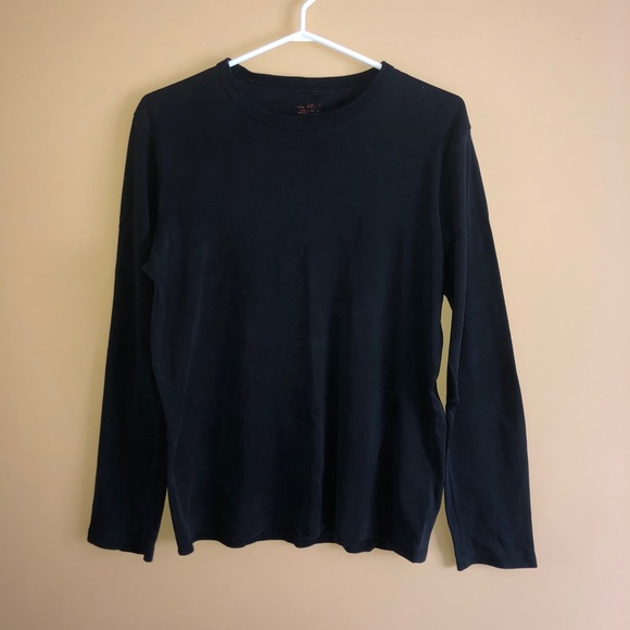 *JOE FRESH* Basic black long sleeve shirt - Picture 2 of 3